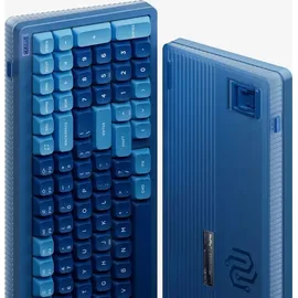 nuphy Halo96 V2 Kabellose Hot-Swap-fähige Gaming-Tastatur,99 Tasten RGB-Hintergrundbeleuchtung, mechanische Tastatur, unterstützt QMK/VIA,Bluetooth/USB-C/2,4 GHz-Blue, Raspberry (46gf)