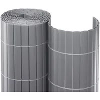 Noor Sichtschutzmatte PVC 1,6 x 3 m silber