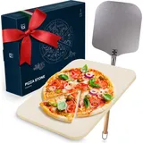 Blumtal Pizzastein 38 x 30 cm Cordierit beige