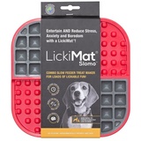 Lickimat Slomo - TRP Schleckmatte für Hunde - rot