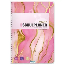 Trötsch Verlag Schulplaner Pink 26/27