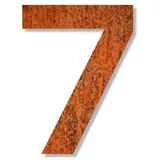 Keilbach Hausnummer Stahl/Rost 24 cm, – 7,