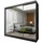 masseno Schwebetürenschrank BELLINA 240 x 216 x 61 cm Grau