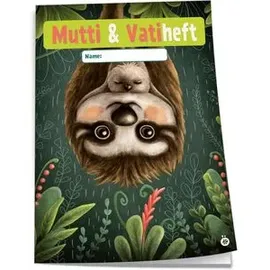 Trötsch Verlag Trötsch Oktavheft Faultier, 202361N, A6, liniert, 24 Blatt, 70 g/m2, Lineatur 51