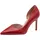 TAMARIS Damen Pumps mit Stilettoabsatz Leder, rot, 39 EU