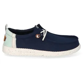 HEYDUDE Wally Craft Linen Herren Navy 42