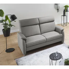Home Affaire 2-Sitzer HOME AFFAIRE "Turin auch mit Easy care-Bezug: leicht mit Wasser zu reinigen", grau (hellgrau), B:156cm H:107cm T:97cm, Sofas, mit hochwertigem Federkern, hoher Rücken bietet besonderen Komfort