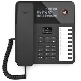 Gigaset Desk 600 schnurgebundenes Festnetztelefon schwarz
