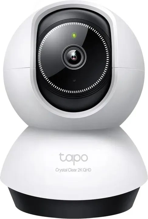 Tapo Schwenk-/Neige-KI-Smart-Home-Sicherheits-WLAN-Kamera; Babyphone; 2K; 4 MP; KI-Erkennung & Benachrichtigung; Nachtsicht; Zwei-Wege-Audio; Ton- & Lichtalarm; SD-Kartenslot; Kein Hub erforderlich (TC72)