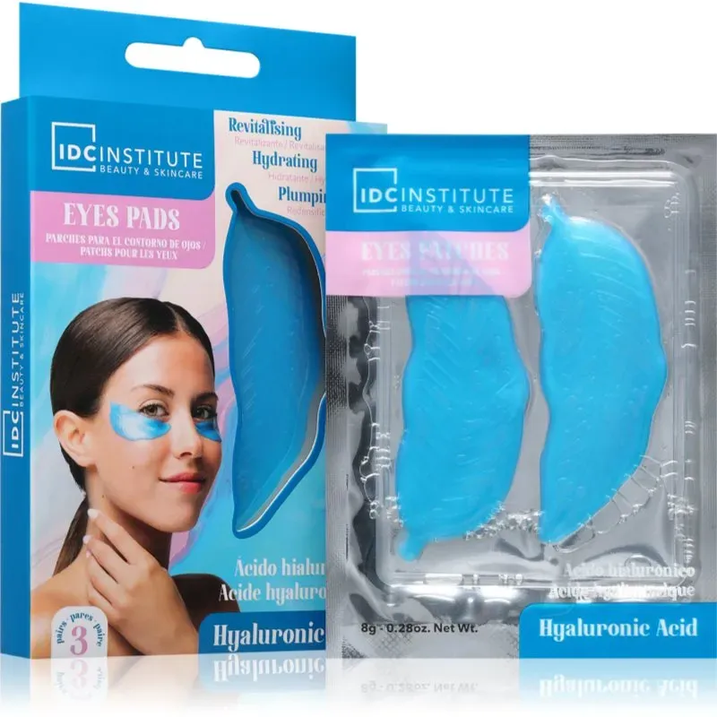 IDC Institute Hyaluronic Acid Eye Patches Hydrogel-Pads gegen Augenringe 3 Paar