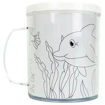 BEMIRO Becher selbst bemalen Set 2 St. bunt