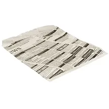 Papstar Hamburger-Tüten, Newsprint fettdicht