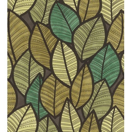 Rasch Textil Rasch Vliestapete (Botanical) Grün 10,05 m x 0,53 m Selection Vinyl/Vlies 480115
