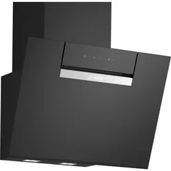 Bosch DWK67FN60, Serie 4, Wandesse, 60 cm, Klarglas schwarz bedruckt, Schwarz