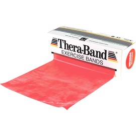 Thera-Band THERABAND Therapieband, mittel, Rot