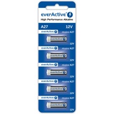 everActive 27A 12V Blisterverpackung 5 Stk., A27), Batterien, – Akkus