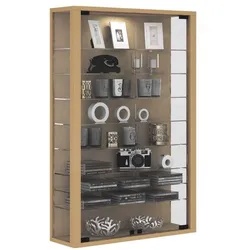 VCM Vitrine »Vitrosa Mini« braun, 59x90x18 cm
