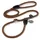 LIONTO Retrieverleine, Hundeleine, Führleine braun 1,2 m
