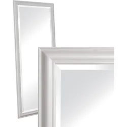 LC Home Wandspiegel Spiegel »Schlicht« weiß 180 x 80 cm Landhaus-Stil XL Ganzkörperspiegel