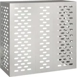 vidaXL Klimaanlagenabdeckung Silber 110 x 50 x 105 cm Edelstahl