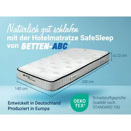 Betten-ABC SafeSleep 140 x 200 cm mittelfest