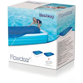 BESTWAY Flowclear PE-Abdeckplane blau 305 x 183 x 56 cm