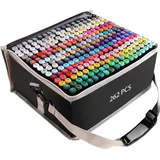 Extralink Alkoholmarker Set, Filzstifte, Tragetasche, 262 Stücke
