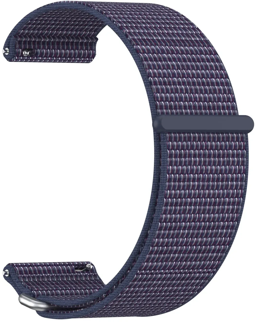Strap-it Mobvoi TicWatch Pro 5 Enduro Armband Nylon für Mobvoi TicWatch Pro 5 Enduro - Indigo Blau - Klettverschluss