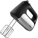 Amica MDT 1026 Handmixer, 500 Watt, schwarz/silber