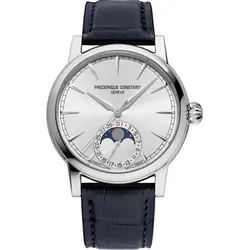 Frederique Constant Manufacture Classic Moonphase Date FC-716S3H6 - Sonnen guilloche,silber,blau - 40mm