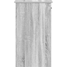 vidaXL Computerschrank mit Schublade Grau Sonoma 35x45x77 cm