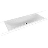 Kaldewei Silenio 3039 Einbau-Doppelwaschtisch 120x46x14cm mit Perl-Effekt, alpinweiss 907906373001