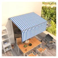 VidaXL Markise 3,5 x 2,5 m blau