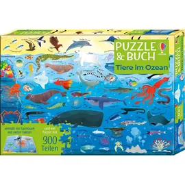 Usborne Publishing Puzzle & Buch: Tiere im Ozean