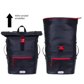 Elephant Gin Time Bag Rucksack Schwarz