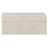 Bloomingville Cheri Box mit Deckel, Harz, Nature, L18xH7,5xW13 cm