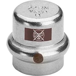 Viega Temponox Kappe 811976 22 mm, Stahl nicht rostend, SC-Contur