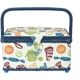 Korbond Nähkorb – Standard – Habby Dreams Design – 14,5 cm x 19 cm x 26 cm