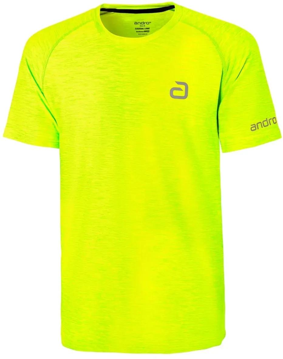 andro Shirt Melange Alpha neongelb 4XL - 4XL