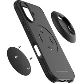 Interphone Cellularline iPhone 16 Handyhülle schwarz