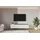 altdecor ELIO Lowboard 200 cm Schwarz/Weiß Holz/MDF