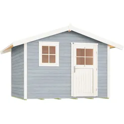 Gartenhaus WEKA "123 Gr.4 grau", grau, Fußboden im Gartenhaus, ohne Rück- und Seitenwand, ohne Dacheindeckung, Holz, Gartenhäuser