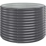 vidaXL Hochbeet 100 x 100 x 68 cm Anthrazit