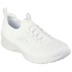 Slip-On Sneaker SKECHERS "SKECH-AIR DYNAMIGHT -", Damen, Gr. 35, weiß, Textil, sportlich, Schuhe, Schlupfschuh, Slipper, Freizeitschuh mit Gummizug