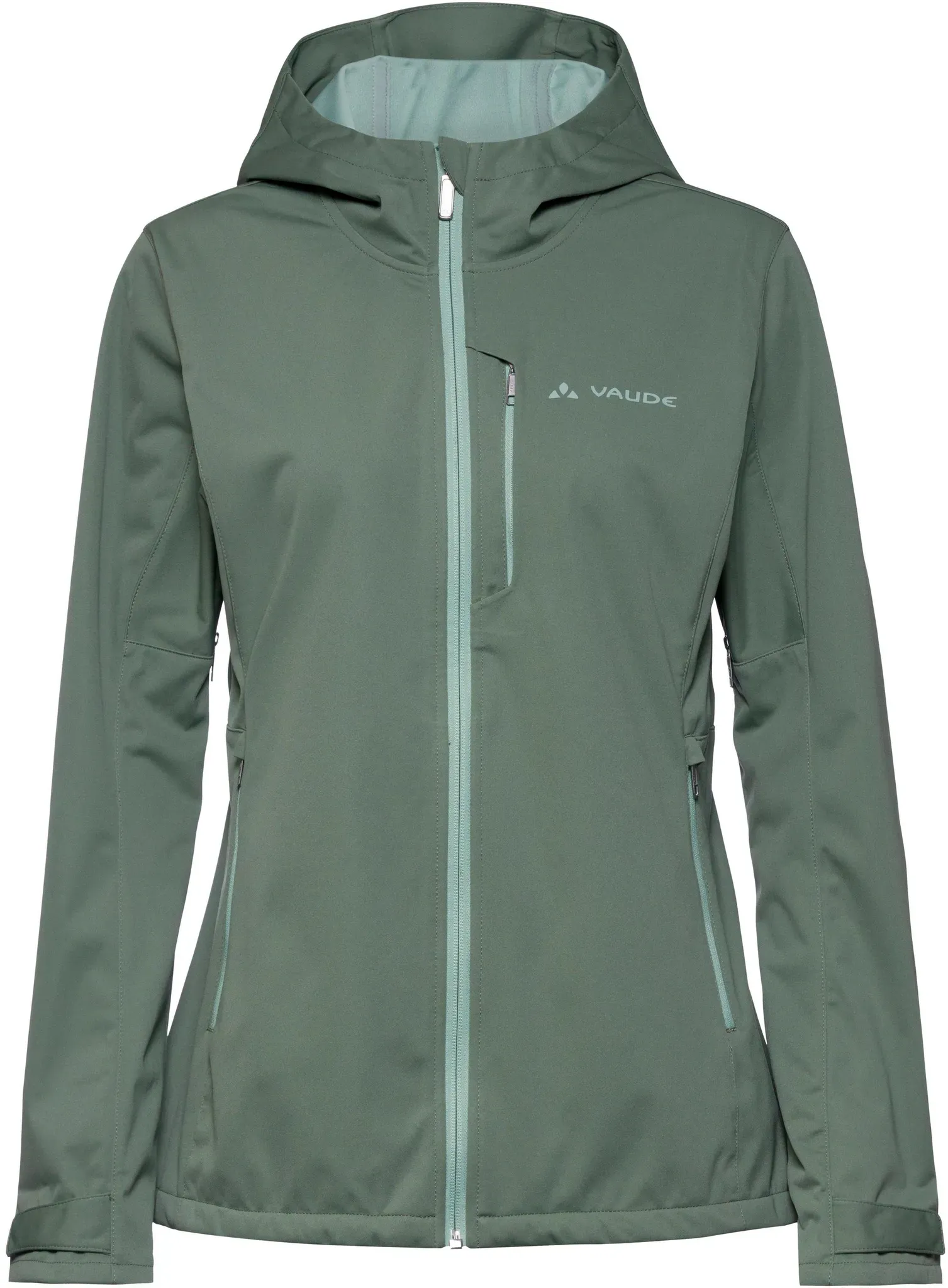 VAUDE Samera Softshelljacke Damen in agave, Größe 42 - grün