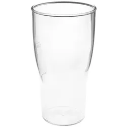 160 Mehrweg Bier Gläser 400ml Kunststoff Wiederverwendbar unzerbrechlich SAN