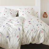 ELEGANTE Highlife Floral Weiß 155 x 220 cm + 80 x 80 cm