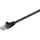 goobay CAT 5e Patchkabel, U/UTP, Schwarz