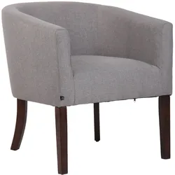 CLP Sessel Nemea Stoff grau/antik