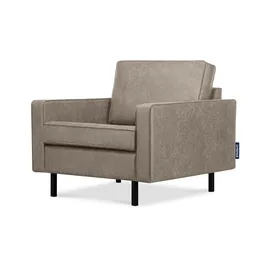Konsimo Sessel Invia Leder/Mikrofaser 98 x 87 x 0 cm Grau